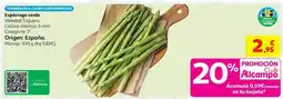 Alcampo Espárragos verde oferta