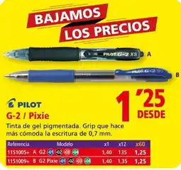 Folder PILOT G-2 / Pixie oferta