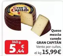 Alcampo Q.mezcla curado gran capitan oferta