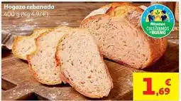 Alcampo Hogaza rebanada clb 400 g oferta