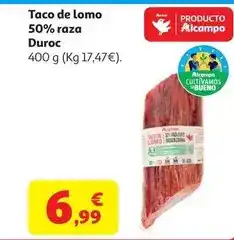 Alcampo Auchan - taco de lomo 50% raza duroc oferta