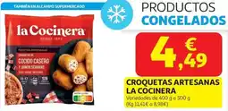 Alcampo Croquetas artesanas estofado pollo la cocinera 500g oferta