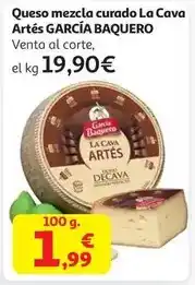 Alcampo Queso de mezcla curado la cava artesana g.baquero oferta