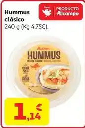 Alcampo Auchan - hummus clásico oferta