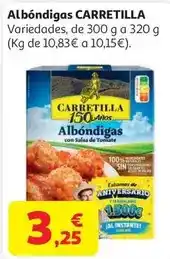 Alcampo Albondigas con salsa de tomate carretilla 300 gr oferta