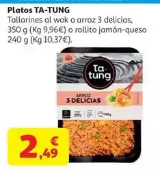 Alcampo Tallarines al wok ta tung 250 g oferta