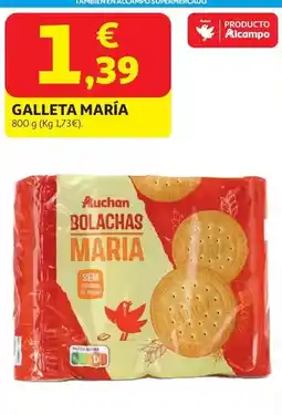 Alcampo Auchan - galleta maria oferta