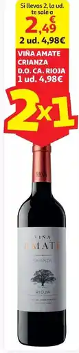 Alcampo Viña amate - vino crianza d.o. ca. rioja oferta