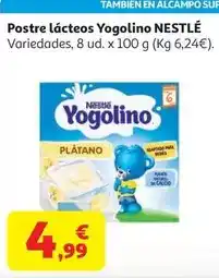 Alcampo Nestle yogolino platano 6(8x100g)n1 es oferta