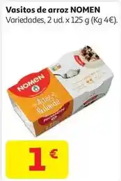 Alcampo Vasitos arroz redondo nomen 125x2 g oferta