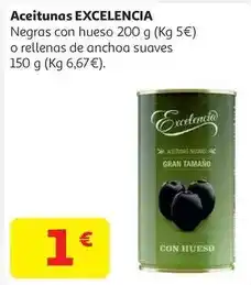Alcampo Aceitunas rell anchoa suave excelencia 150 g oferta
