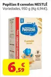 Alcampo Papilla 8 cereales nestle 950g oferta