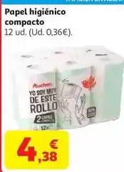 Alcampo Auchan - papel higiénico compacto oferta