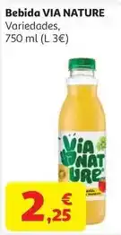 Alcampo Zumo kiwi gold via nature pet 750 ml oferta