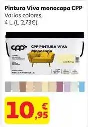 Alcampo Pintura viva monocapa 4 l_amarillo trigo cpp oferta
