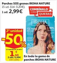 Alcampo Parches sos granos iroha nature oferta