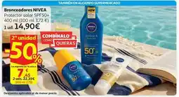 Alcampo Protector solar invisible spf30 nivea spray 200ml oferta