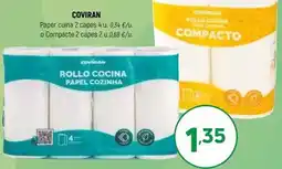 Coviran Coviran - paper cuina 2 capes 4u o compacte 2 capes 2u. 0.84 oferta