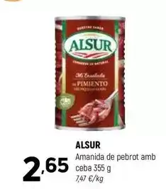 Coviran Alsur - amanida de pebrot amb ceba oferta