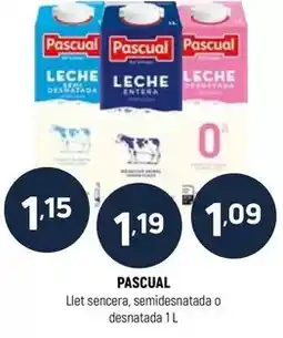 Coviran Pascual - llet sencera, semidesnatada o desnatada oferta