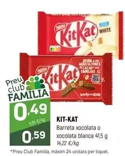 Coviran Nestlé - kit kat oferta
