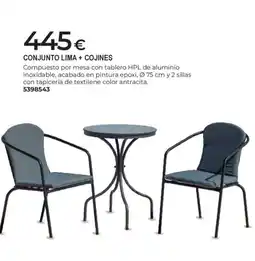 BigMat Conjunto lima + cojines oferta