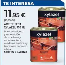BigMat XYLAZEL Aceite teca oferta