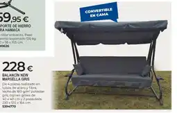 BigMat Balancin new marsella gris oferta