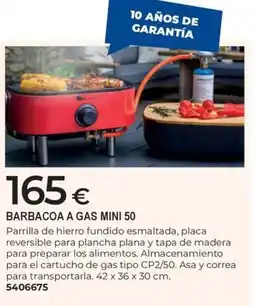 BigMat Barbacoa a gas mini 50 oferta