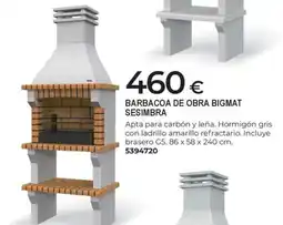 BigMat BIGMAT Barbacoa de obra sesimbra oferta