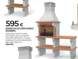 BigMat BIGMAT Barbacoa de obra sesimbra oferta
