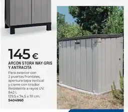 BigMat Arcón stora way gris y antracita oferta