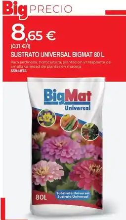 BigMat BIGMAT Sustrato universal oferta