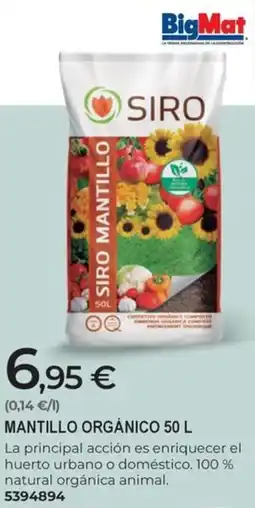 BigMat SIRO Mantillo orgánico oferta