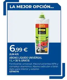 BigMat Abono líquido universal oferta