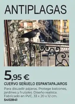 BigMat Cuervo señuelo espantapajaros oferta