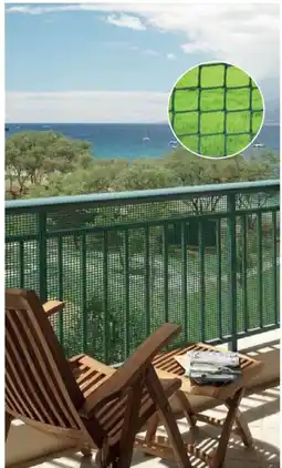 BigMat Malla plástica cuadrada 10 x10 mm verde oferta