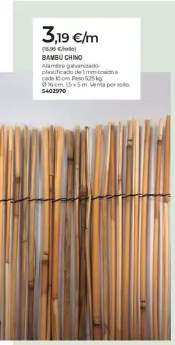 BigMat Bambú chino oferta