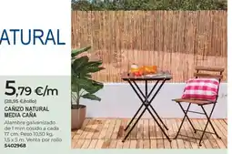 BigMat Cañizo natural media caña oferta