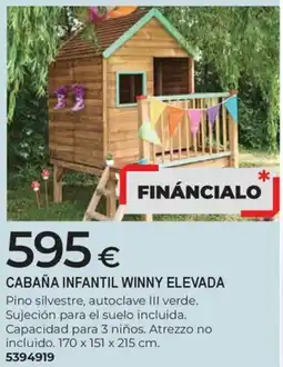BigMat Cabaña infantil winny elevada oferta