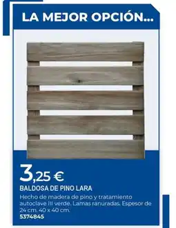 BigMat Baldosa de pino lara oferta