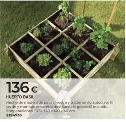 BigMat Huerto basil oferta