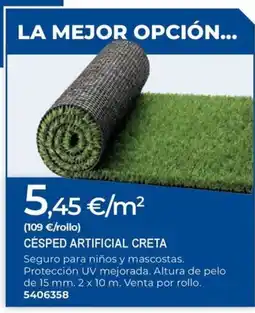 BigMat Césped artificial creta oferta