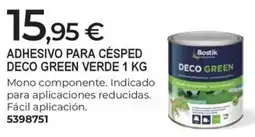 BigMat BOSTIK Adhesivo para césped deco green verde oferta