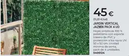BigMat Jardín vertical jazmin pack 4 ud oferta