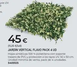 BigMat Jardín vertical flavo pack 4 ud oferta