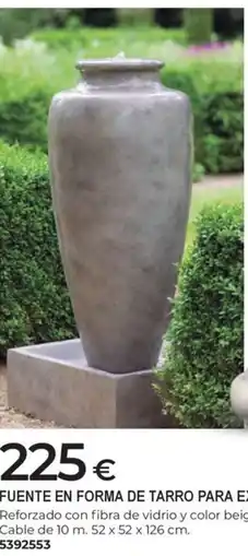 BigMat Fuente en forma de tarro para exterior oferta