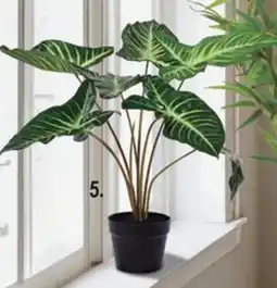 BigMat Planta artificial caladium lindeni oferta