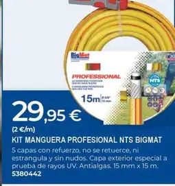 BigMat BIGMAT Kit manguera profesional nts oferta