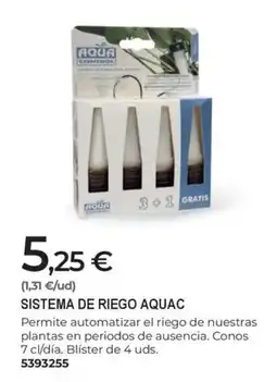 BigMat Sistema de riego aquac oferta